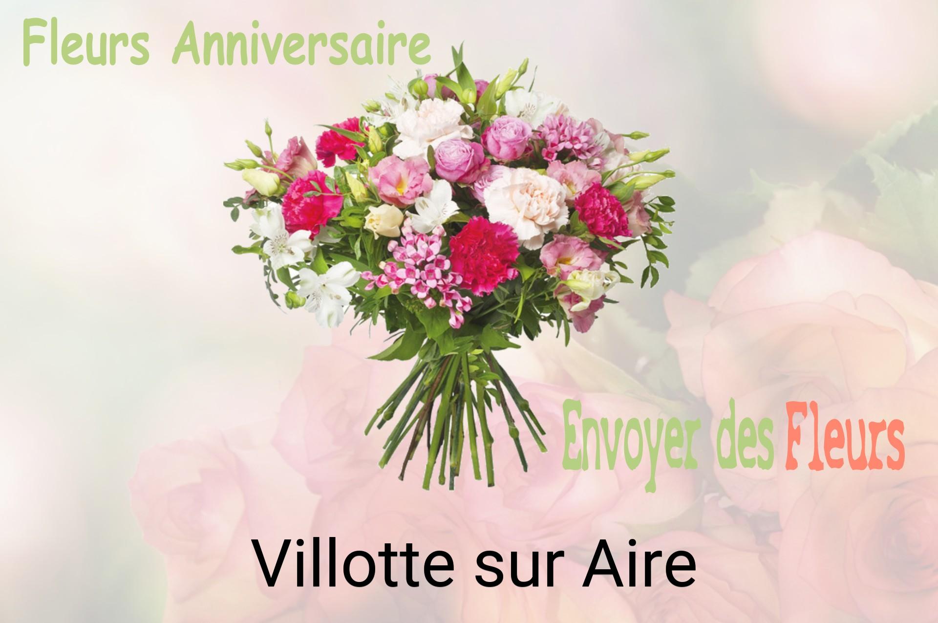 Bouquet de fleurs d’anniversaire livré à Villotte-sur-Aire
