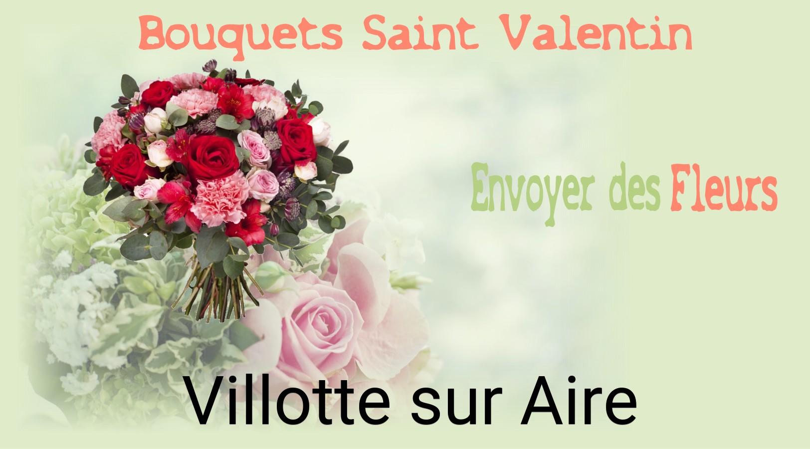 Roses de Saint-Valentin livrées à Villotte-sur-Aire